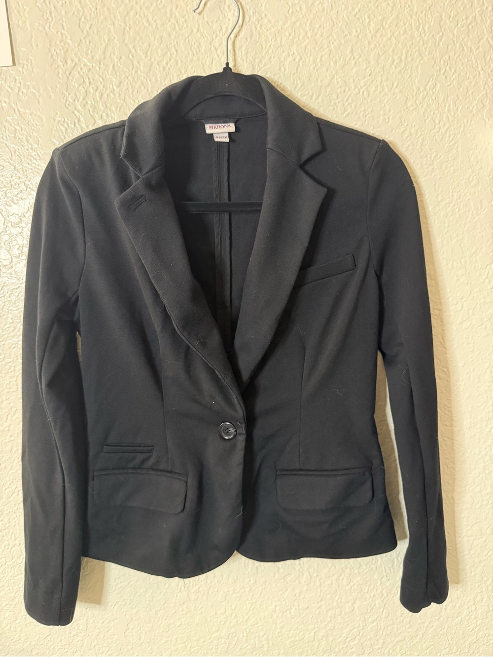 Merona Black Women's Single-Button Blazer